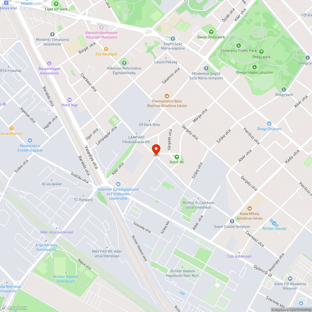 Kidőlő tábla bejelentés helye