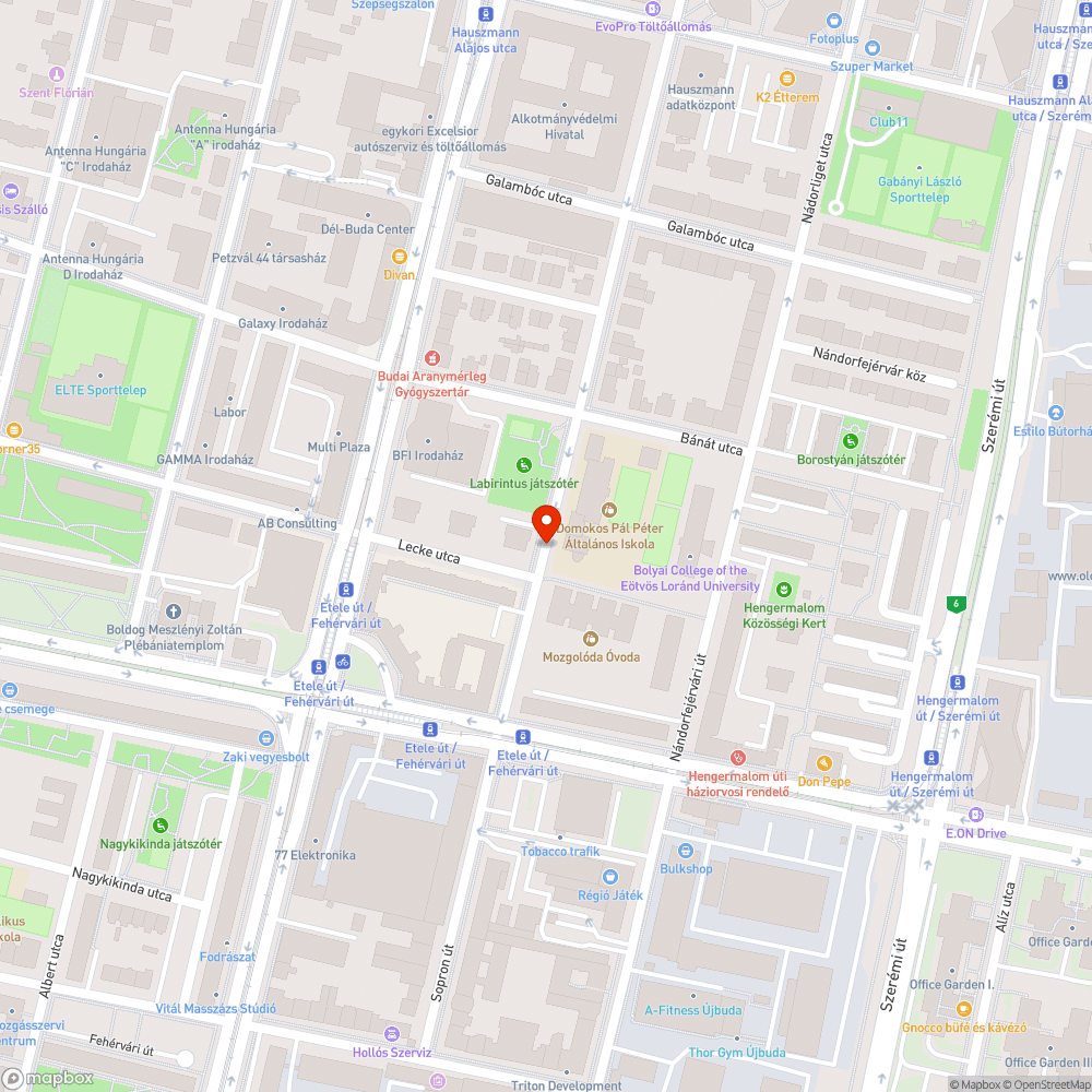 Gazdátlan járda bejelentés helye