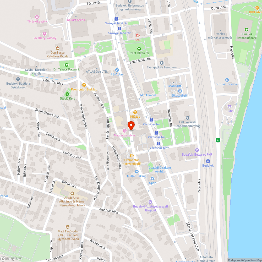 buszmegállótábla  oszlopa megdőlt Budafok Városház tér bejelentés helye