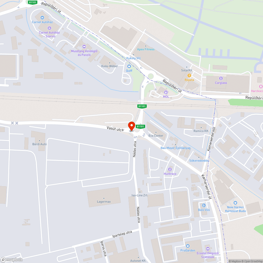 Kidőlt tábla bejelentés helye