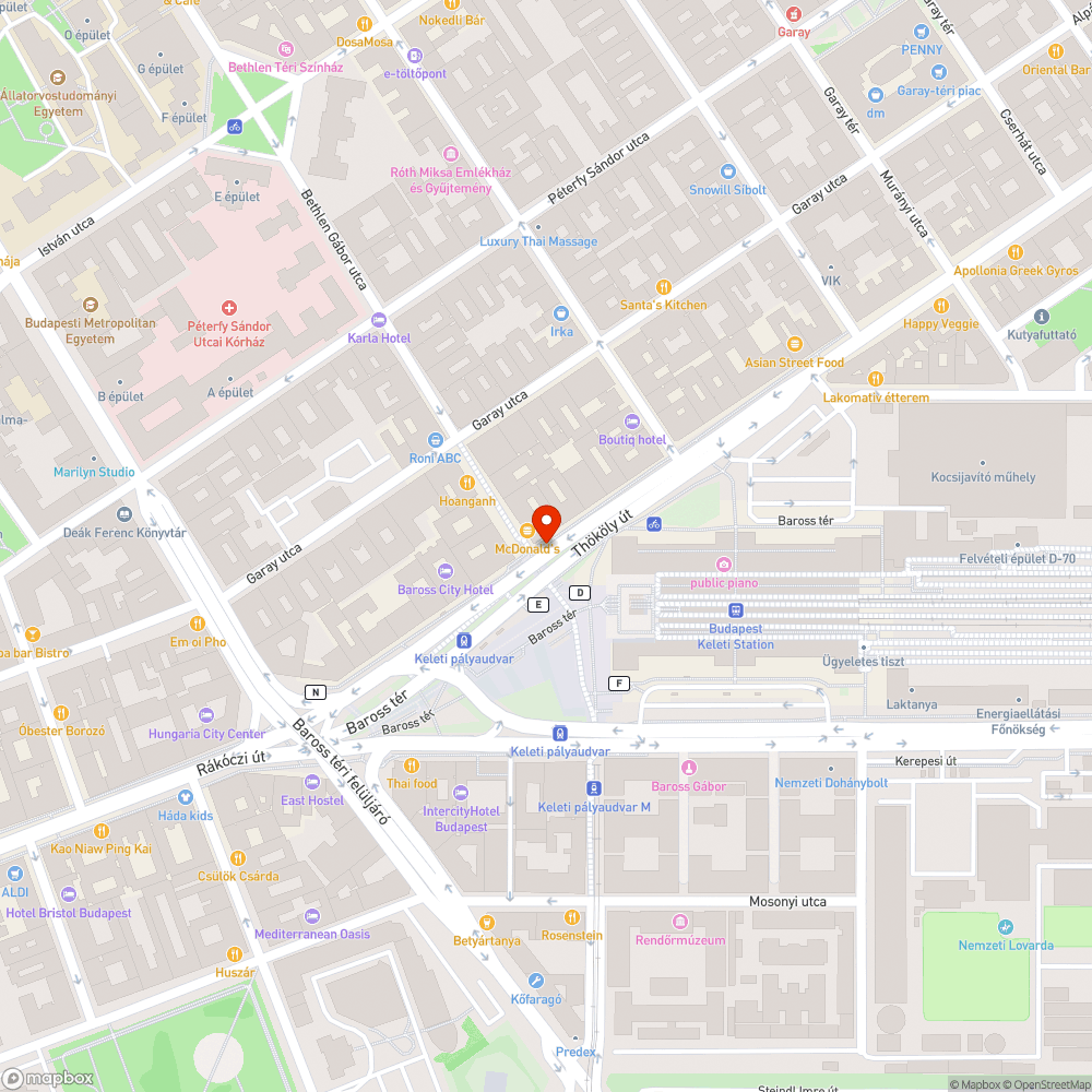 Kiáll a járdából II. bejelentés helye