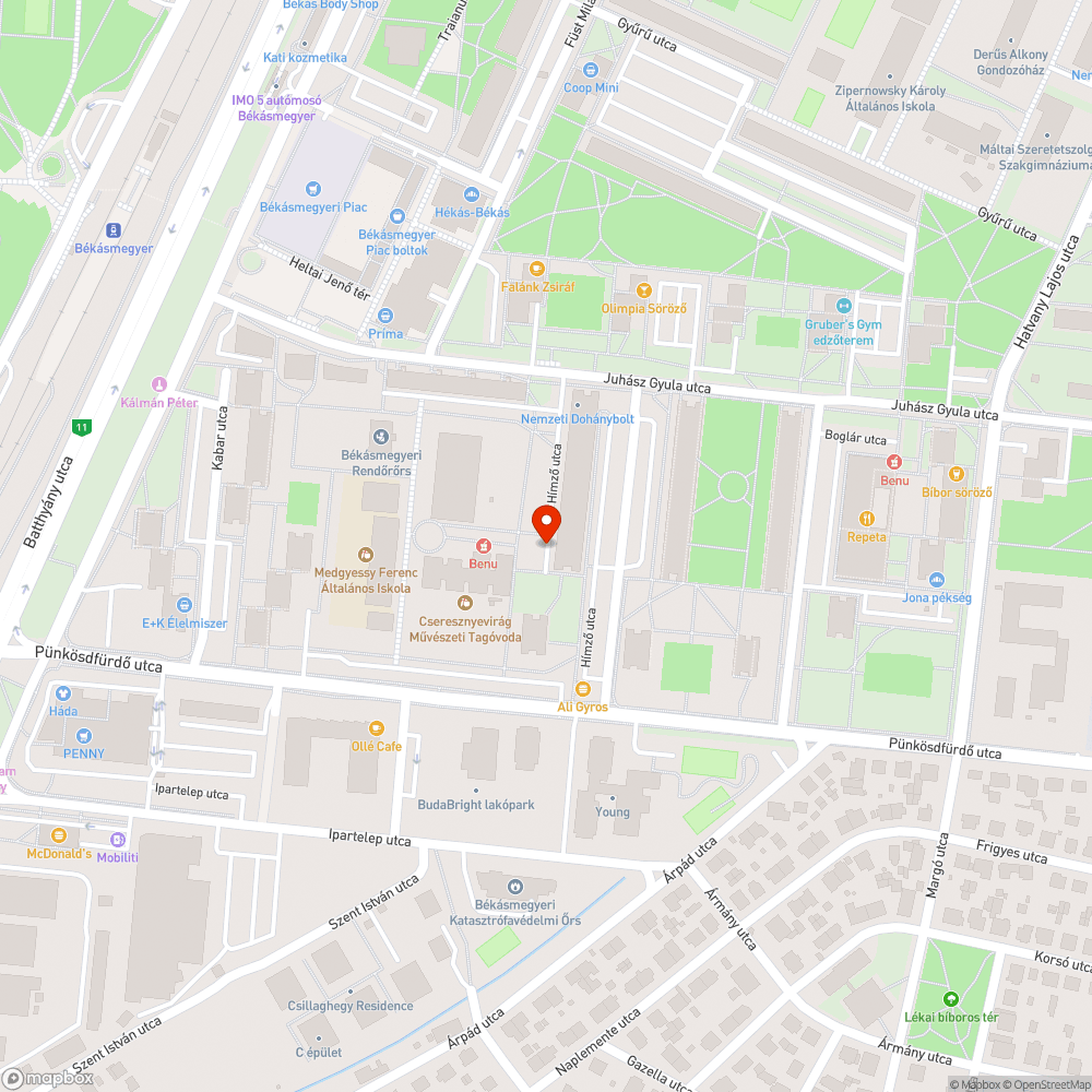 Parkolás a zöldterületen bejelentés helye