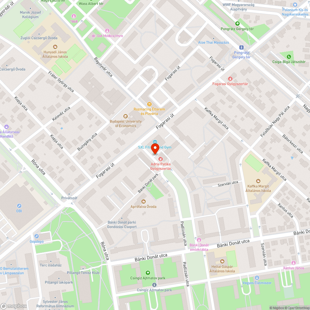 Kidőlt jelzőtábla bejelentés helye