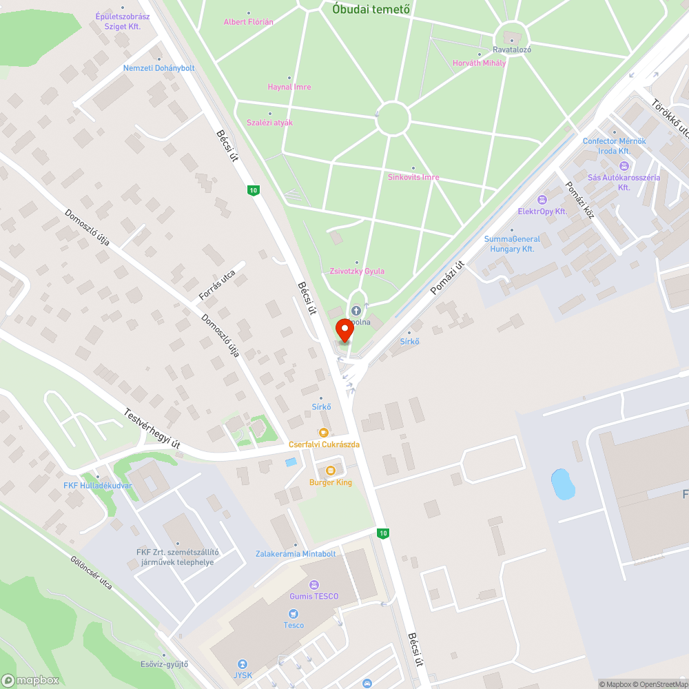 Tönkrement fedlap bejelentés helye