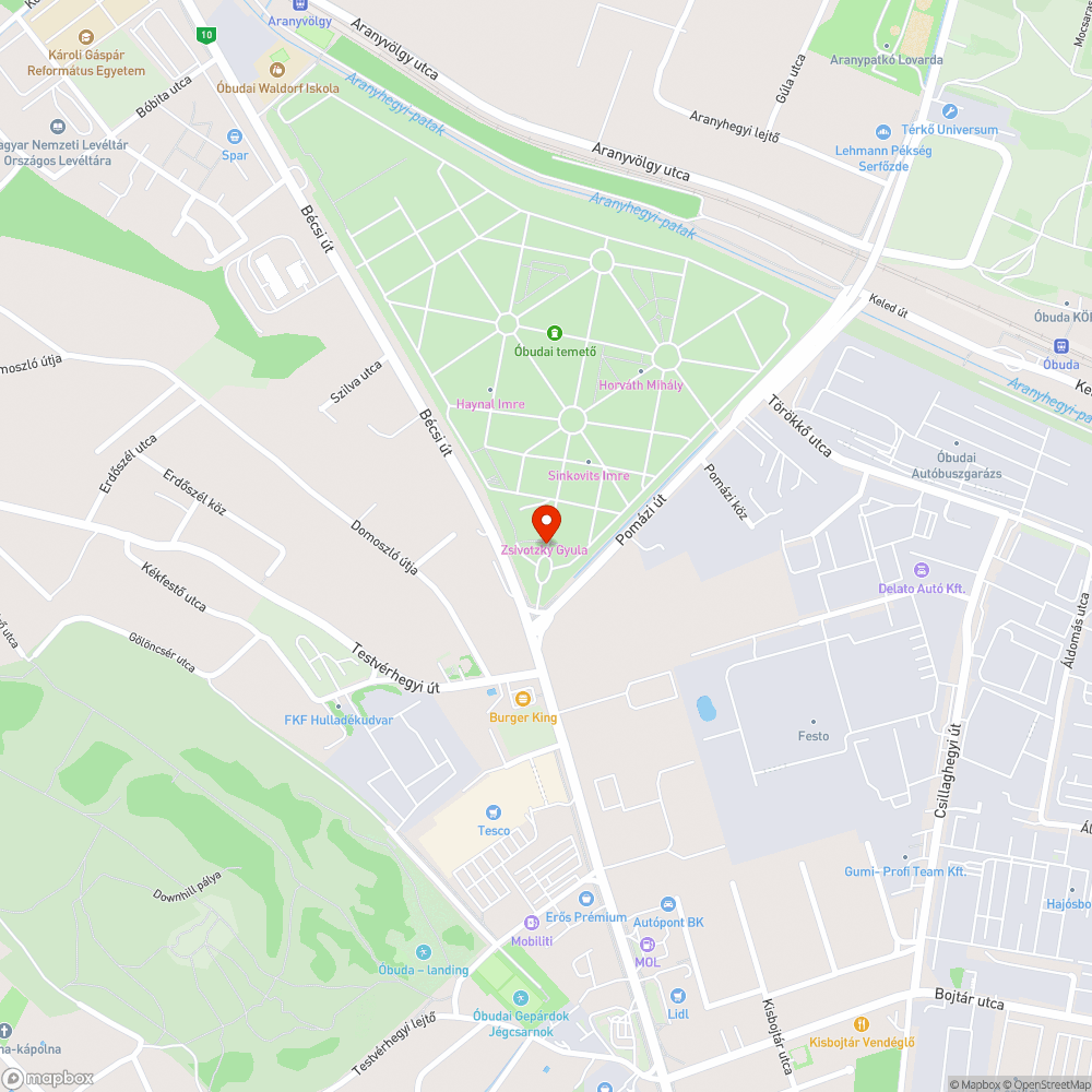 Eldugult víznyelő bejelentés helye