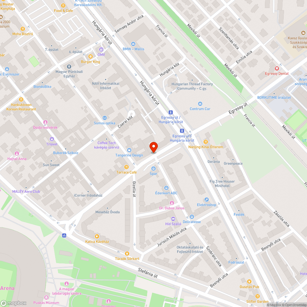 Törött, leesett forgalmi tükör - Egressy-Szobránc bejelentés helye