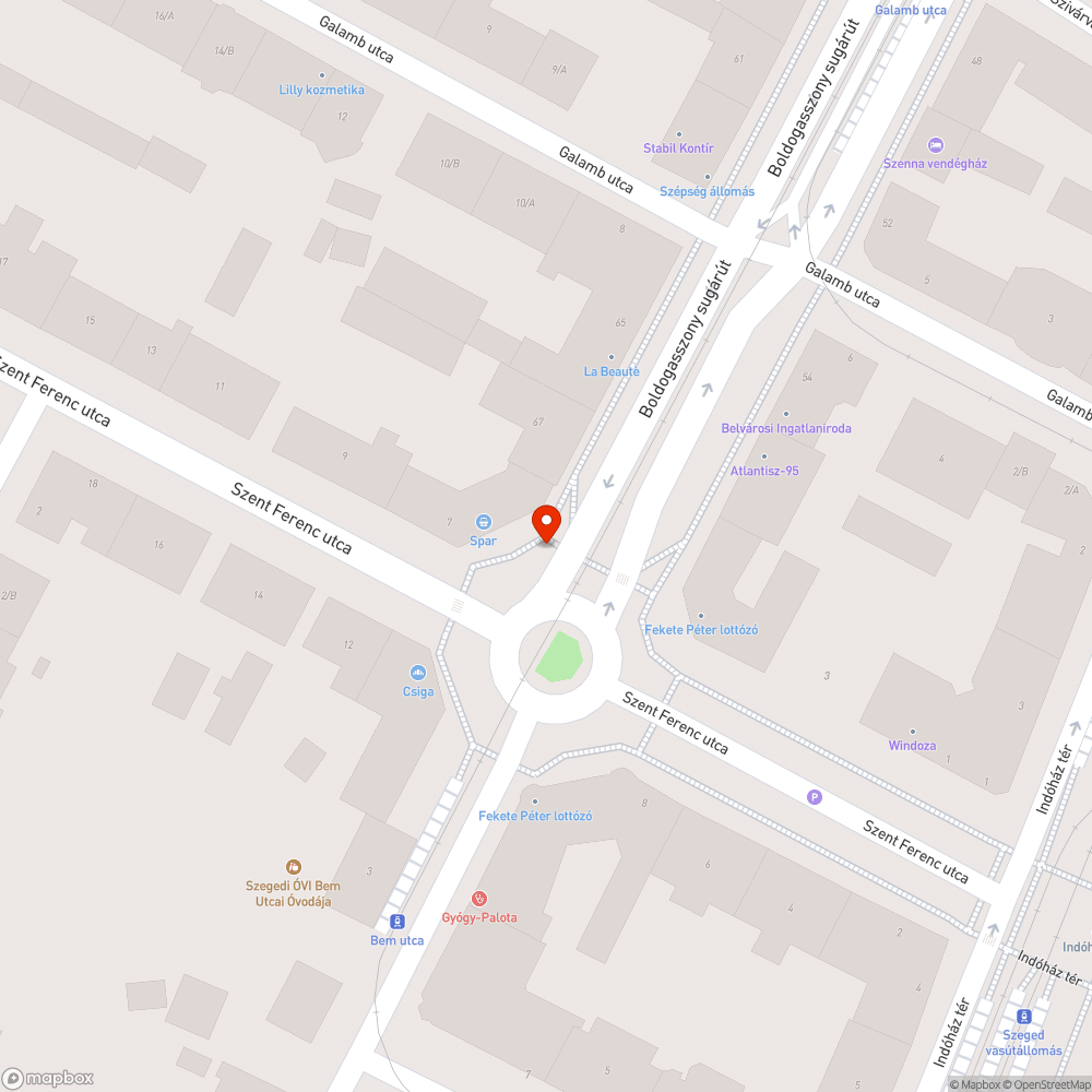 Kidőlt szemetes bejelentés helye