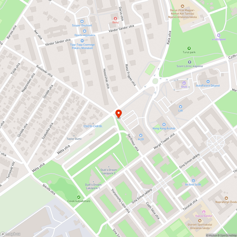 Illegális szemétkupac bejelentés helye