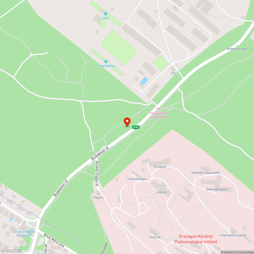 Hiányzó lámpatest bejelentés helye