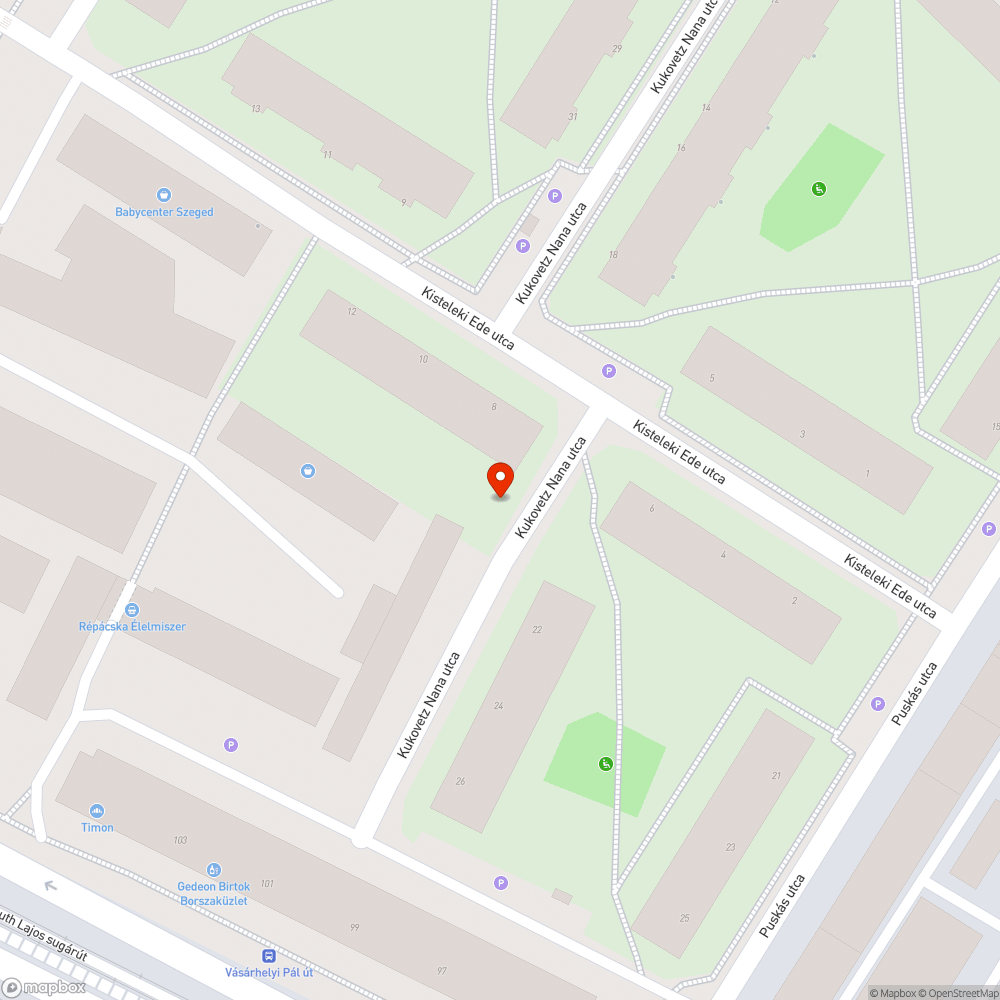 Kidobott rossz autógumik a Kukovecz Nana utcában bejelentés helye