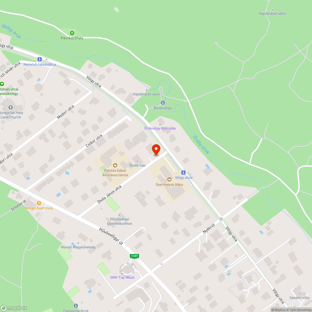 Járda mellett kidöntött korlát bejelentés helye