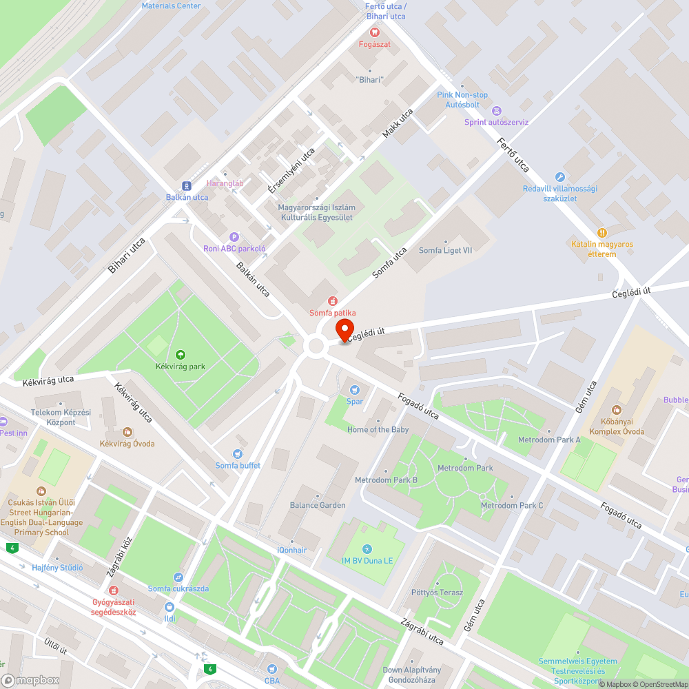 Újra nagy a gaz a Fogadó utcában! bejelentés helye