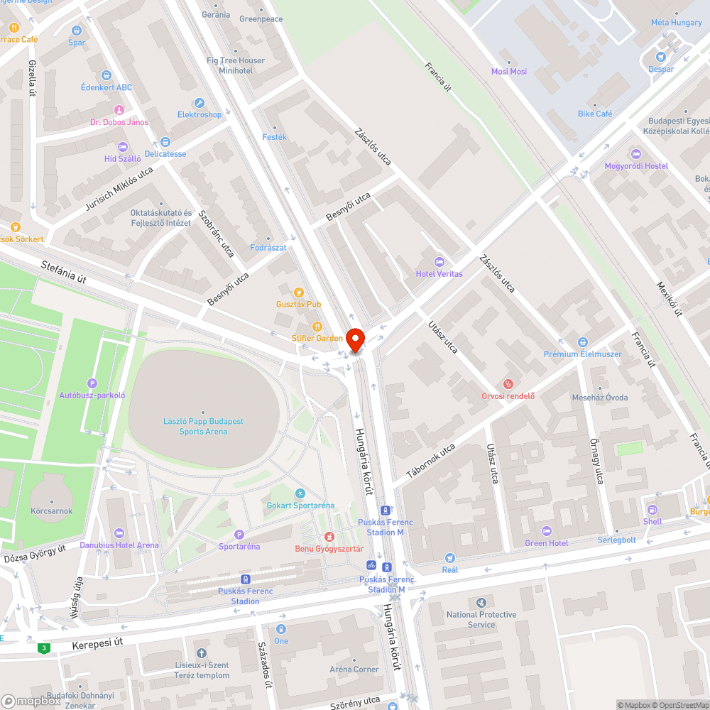 Kiégett égő a jelzőlámpában bejelentés helye