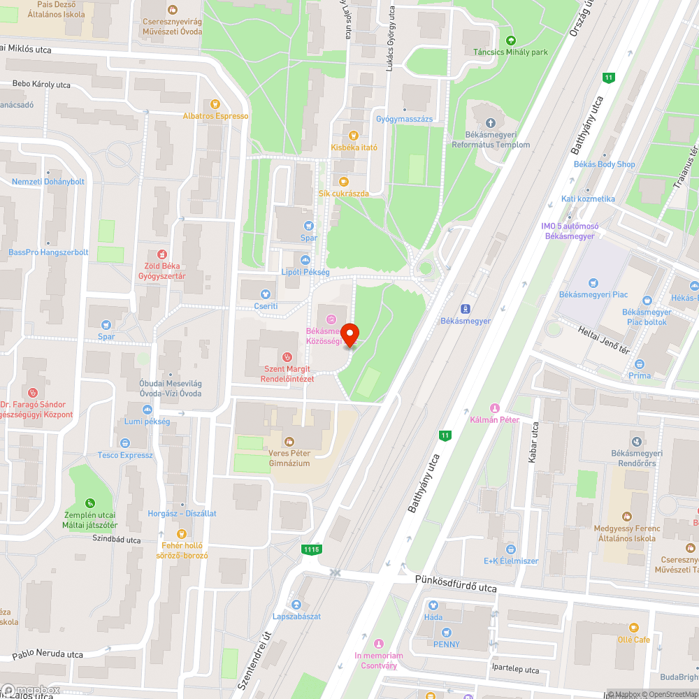 Sötétség bejelentés helye