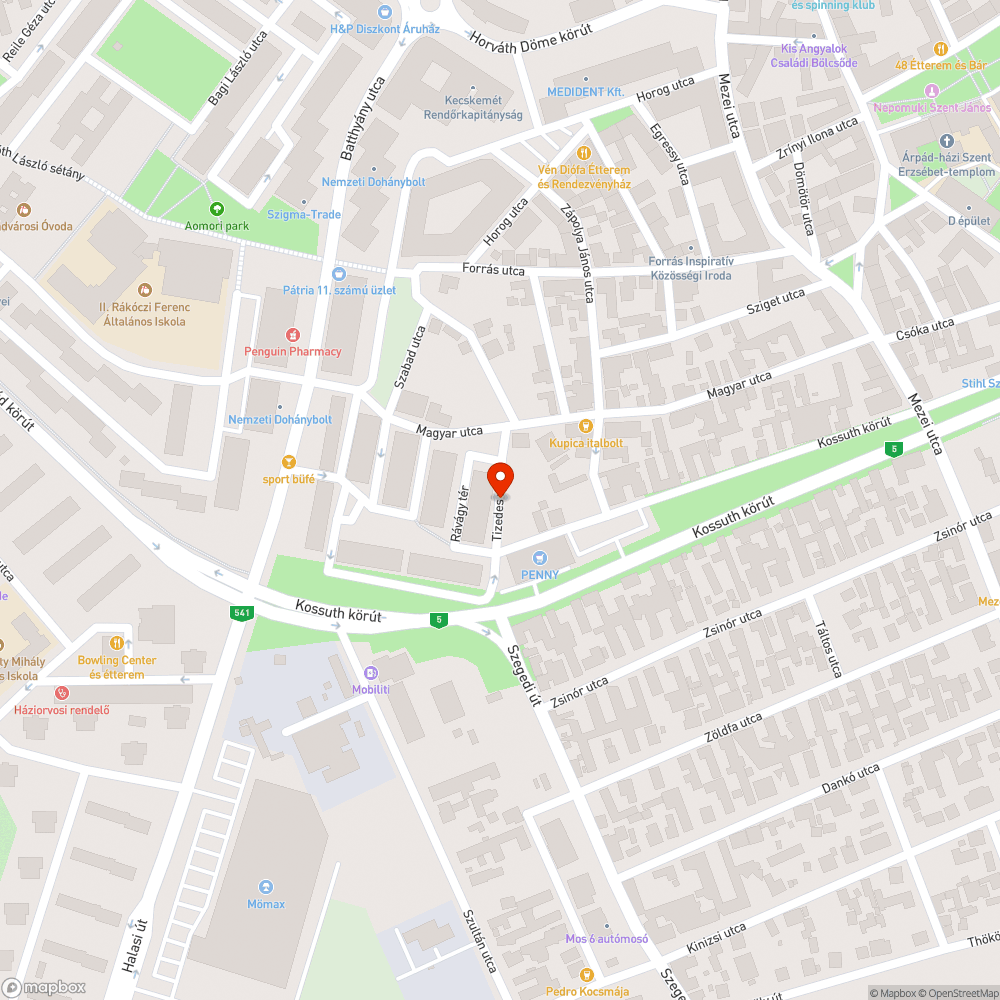 Veszélyes aknafedél a Rávágy téren bejelentés helye