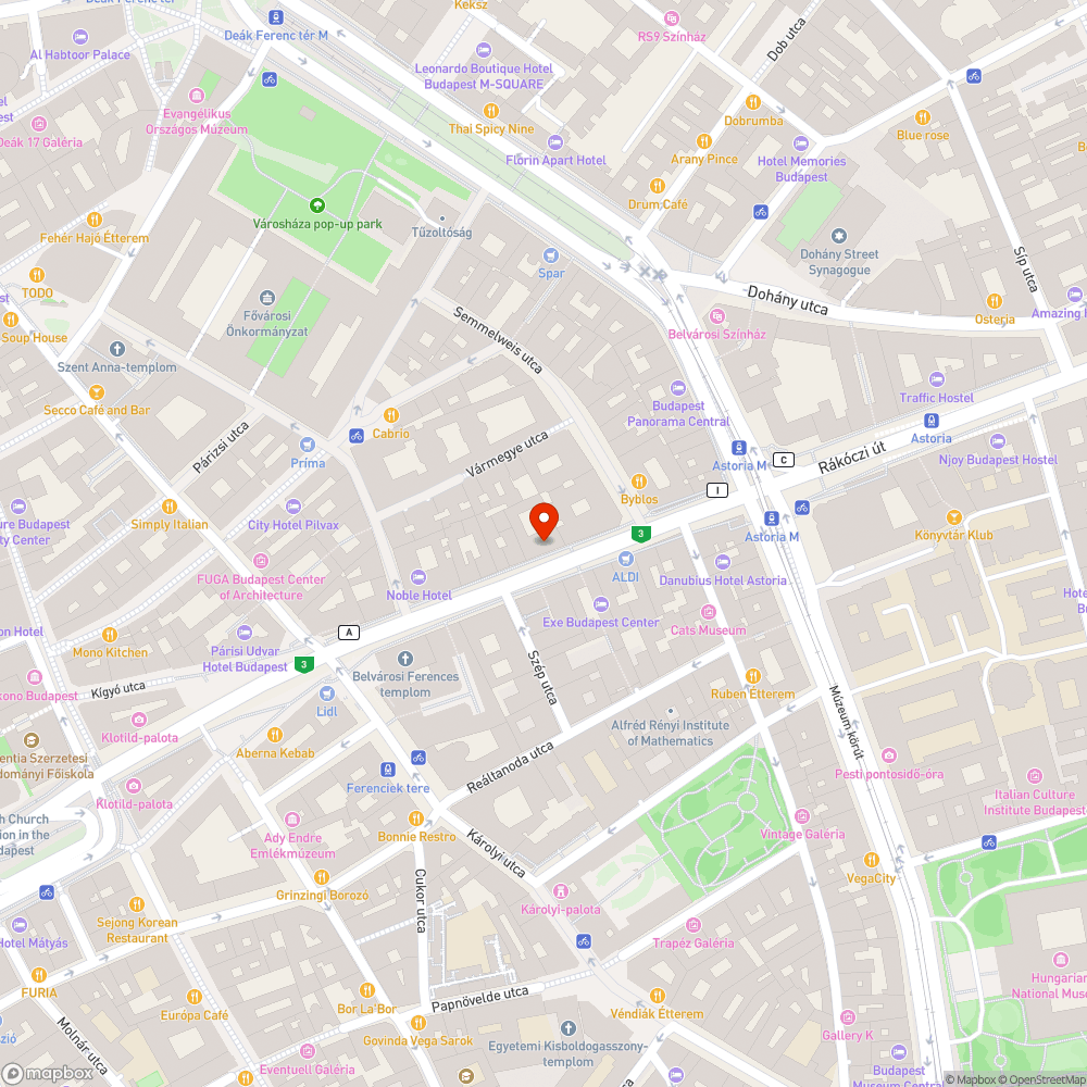 Kátyú a járdán közműfedlap körül bejelentés helye