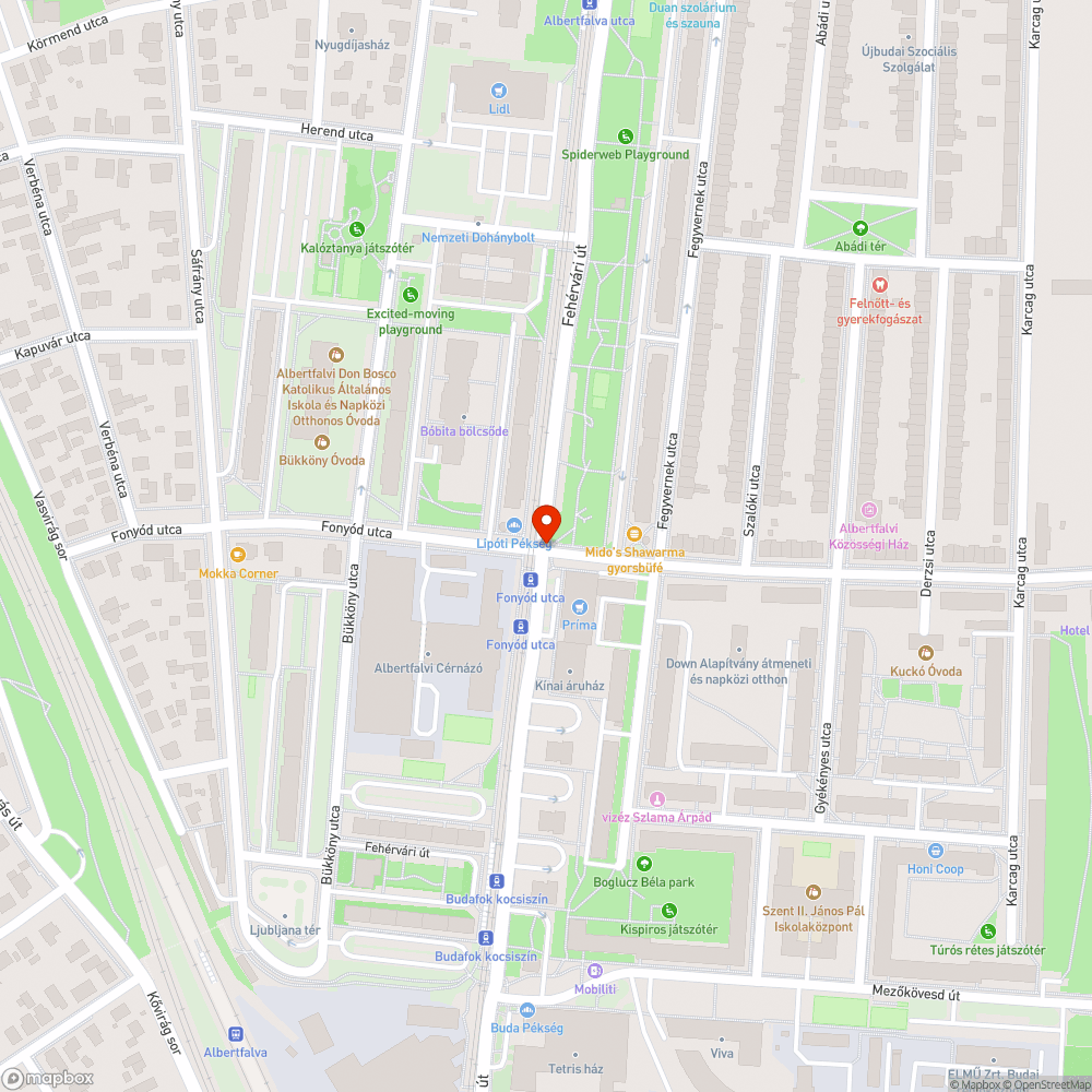 Kiégett jelzőlámpa bejelentés helye