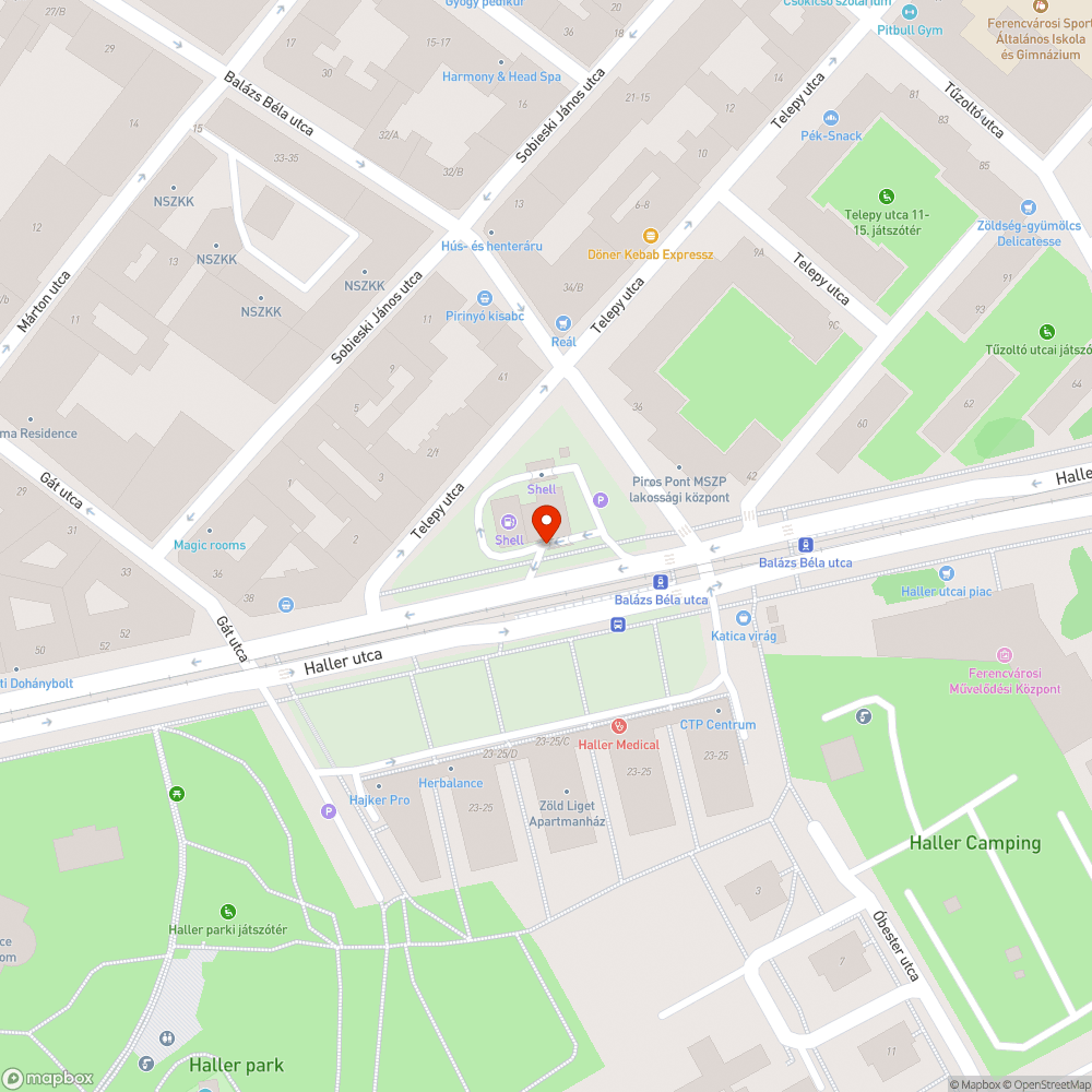 Megsüllyedt fedlap bejelentés helye