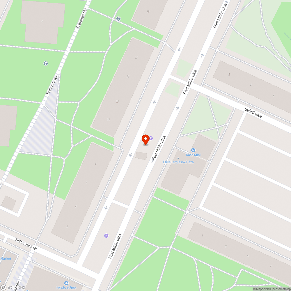 Zöldhulladék és zsákos hulladék bejelentés helye