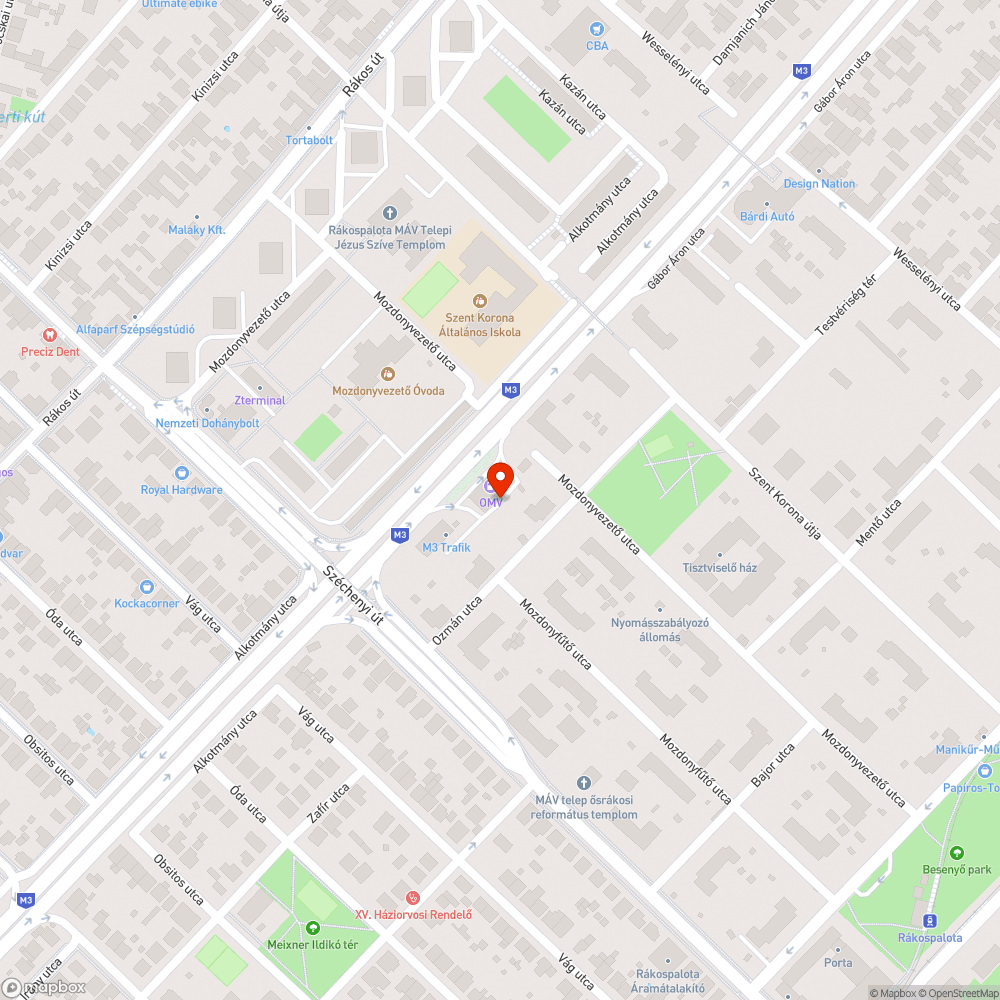 Gyalogosan Megközelithetetlen benzinkút bejelentés helye