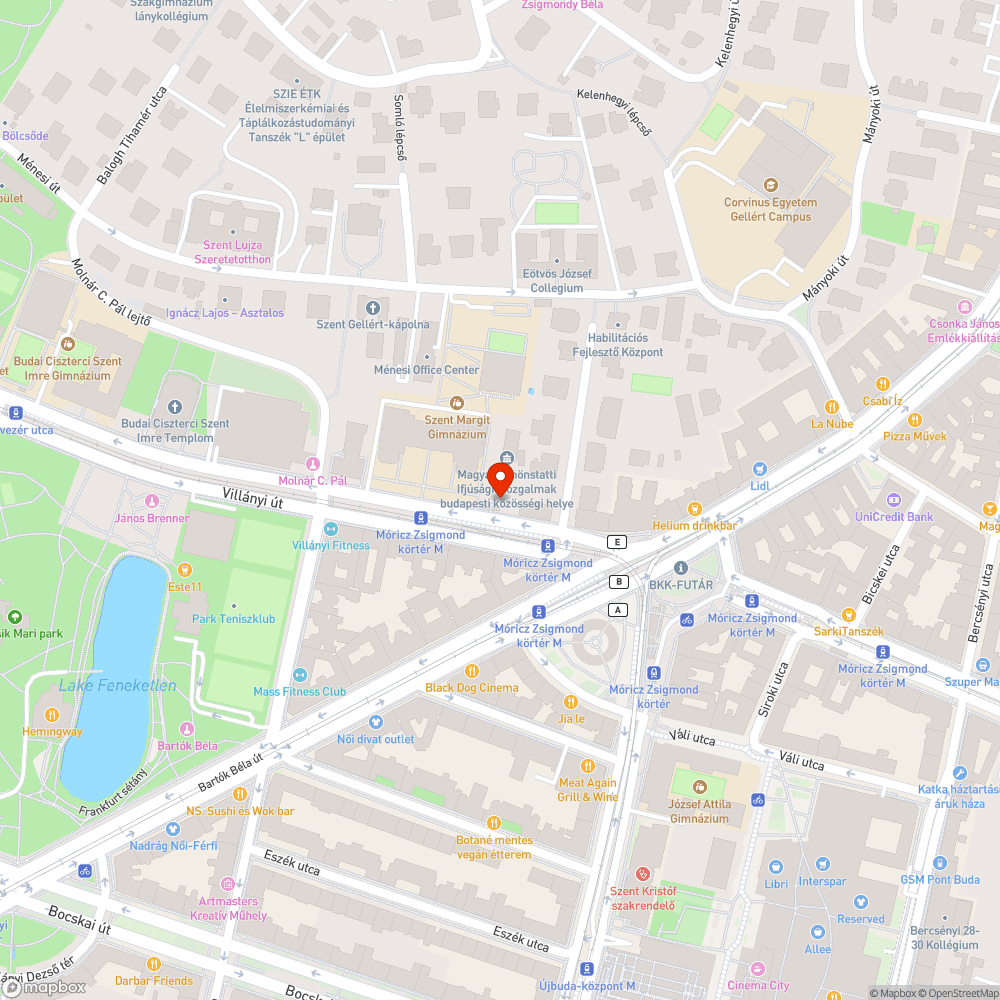 Megereszkedett kábel a megállóban bejelentés helye