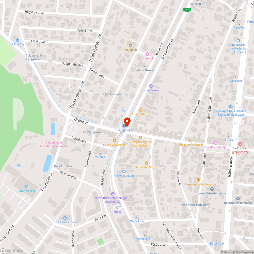 III. Szentendrei úti gyalogátkelőhely bejelentés helye