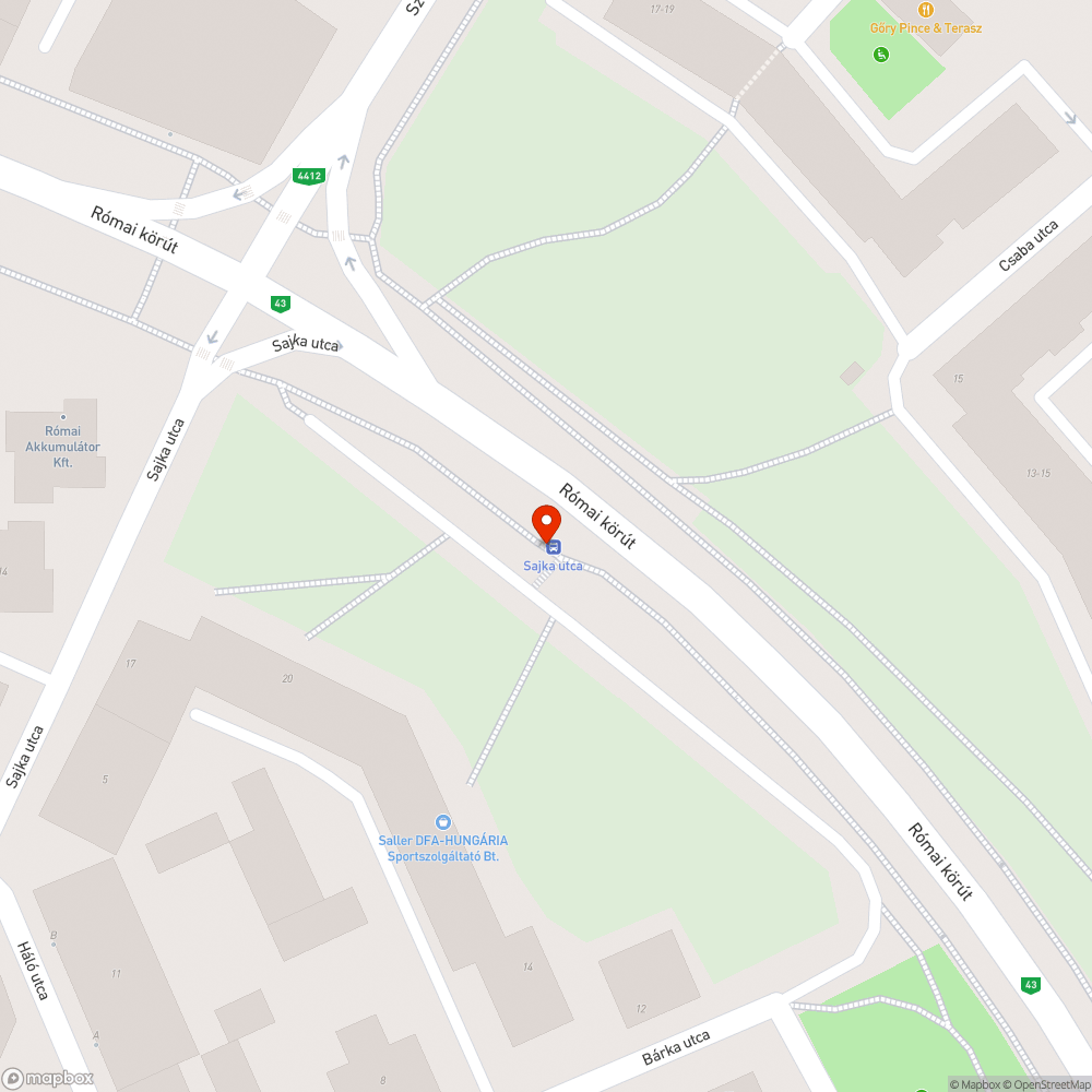 Elhagyott kerékpárzárak - Sajka utcai buszmegálló bejelentés helye