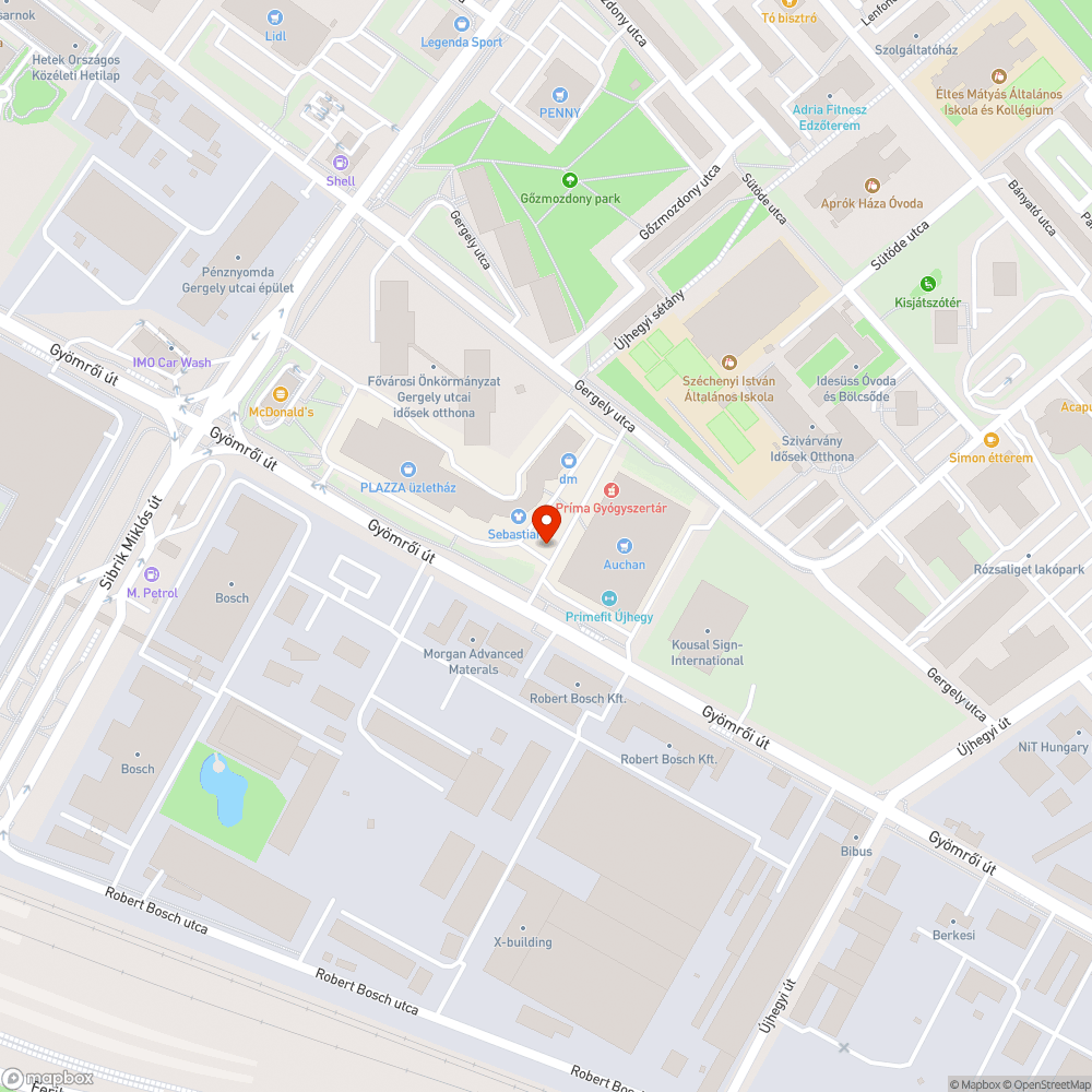 Kifakult megdőlt, rongálódott oszlop/tábla bejelentés helye