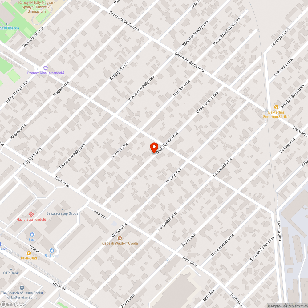 Hibás/villogó lámpa bejelentés helye