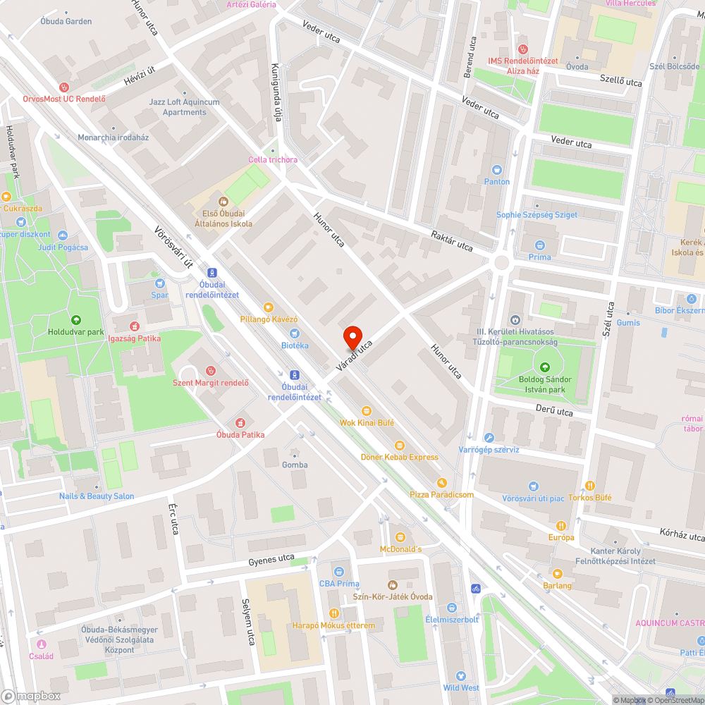 Elszakadt lámpa bejelentés helye