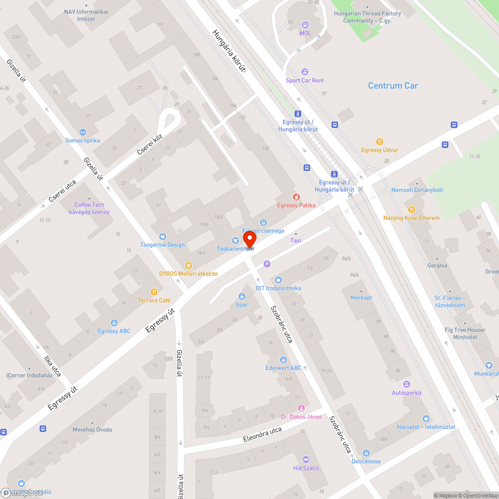 Letört közlekedési tükör bejelentés helye