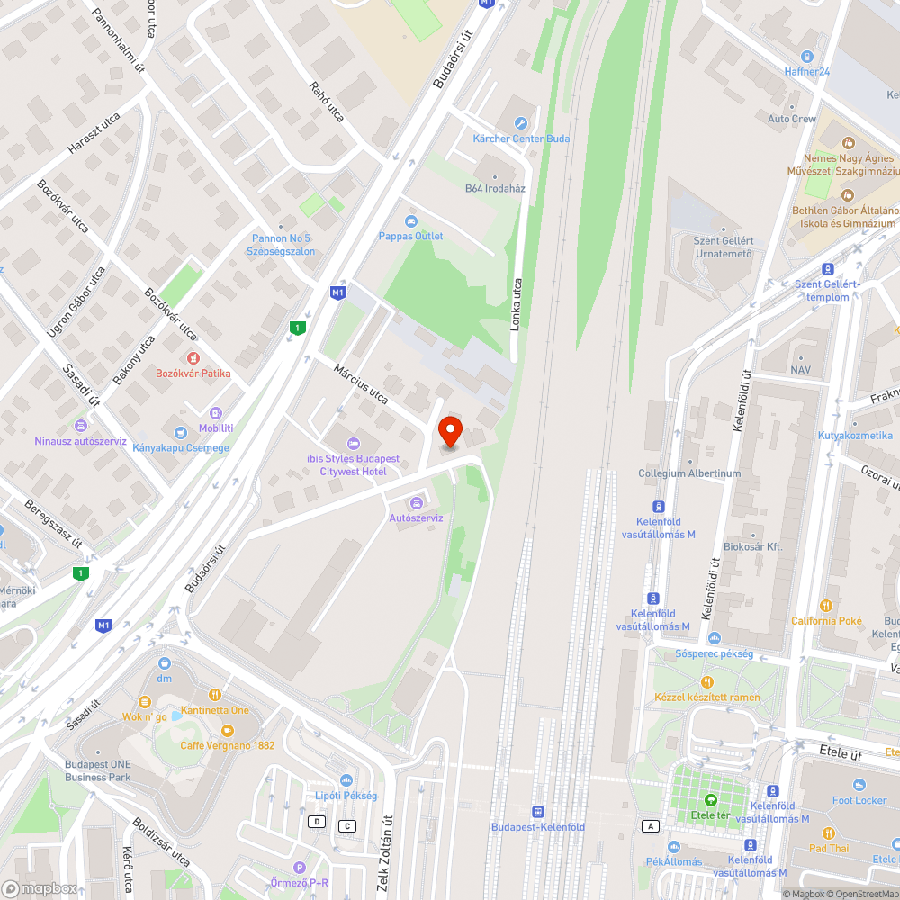 Lebontott, majd otthagyott épületfal bejelentés helye