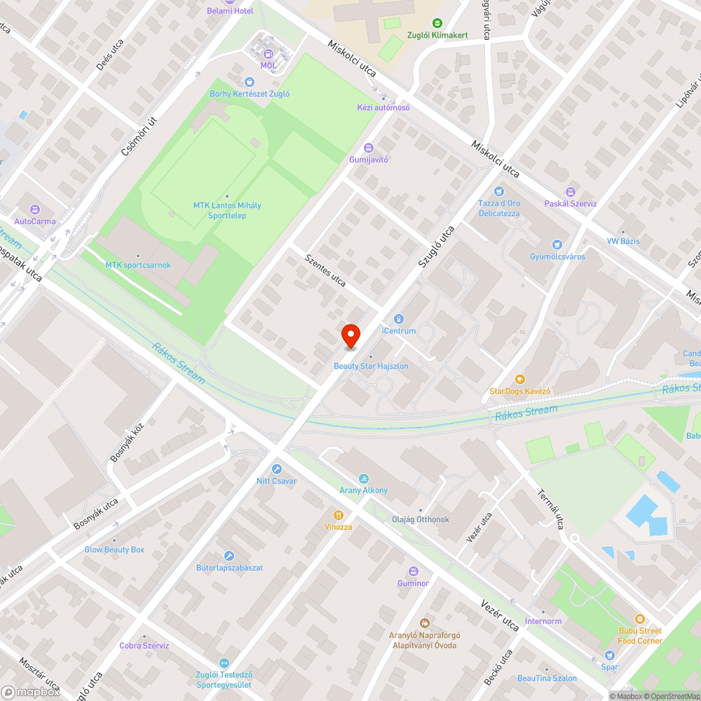 Rendszám nélküli, parkolóhelyet foglaló karambolos autó bejelentés helye