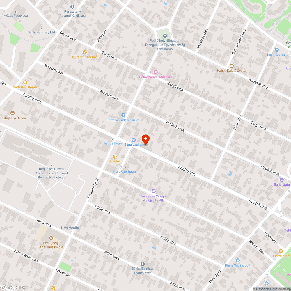 Illegális szemét bejelentés helye