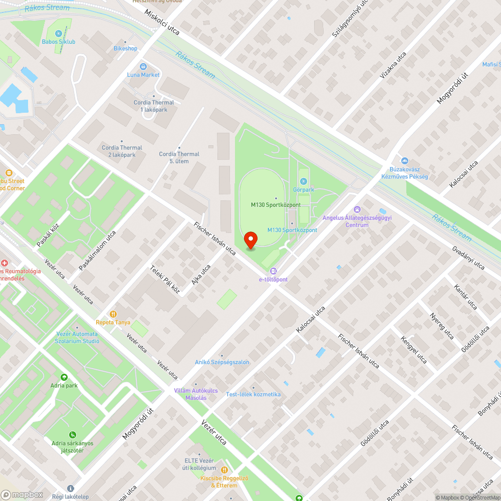 Elhagyott jármű bejelentés helye