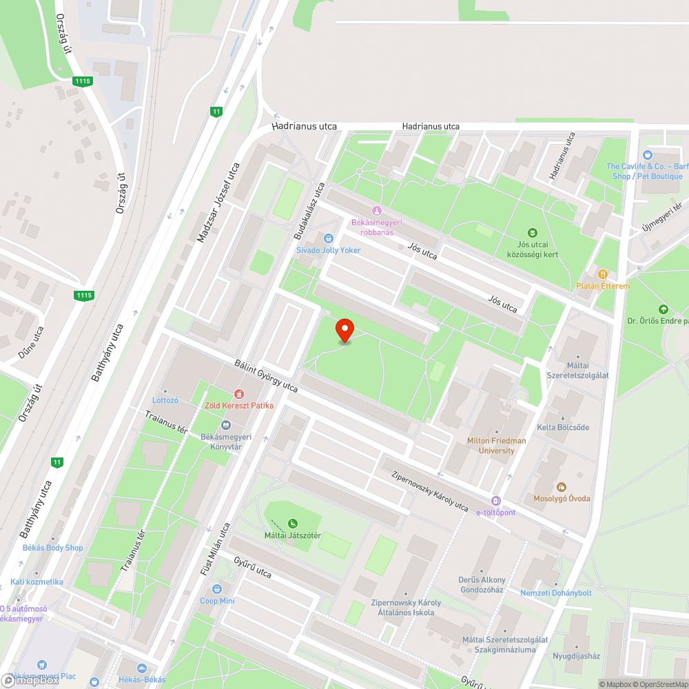 Balesetveszélyes már bejelentés helye