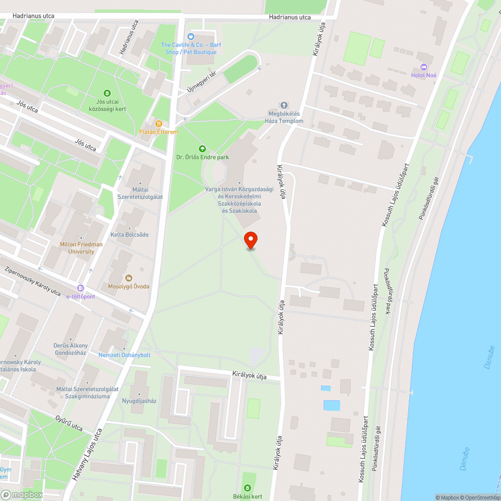 Már az utat se látni bejelentés helye