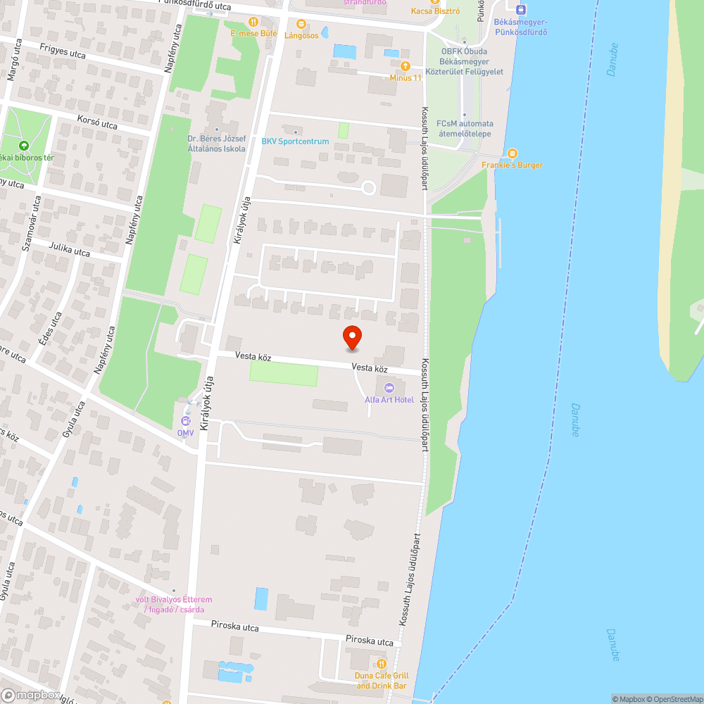 Teljes sötétség bejelentés helye