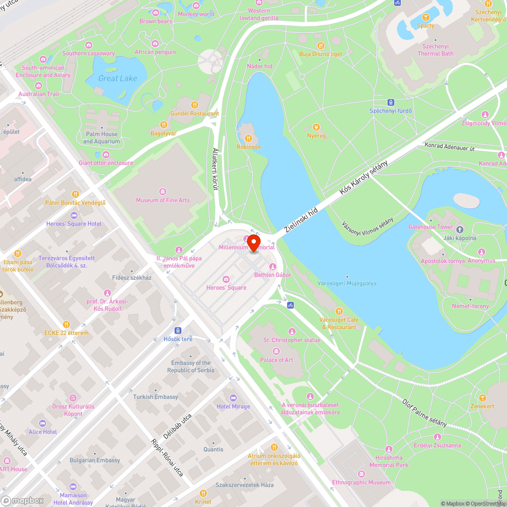 Szétesett bejelentés helye