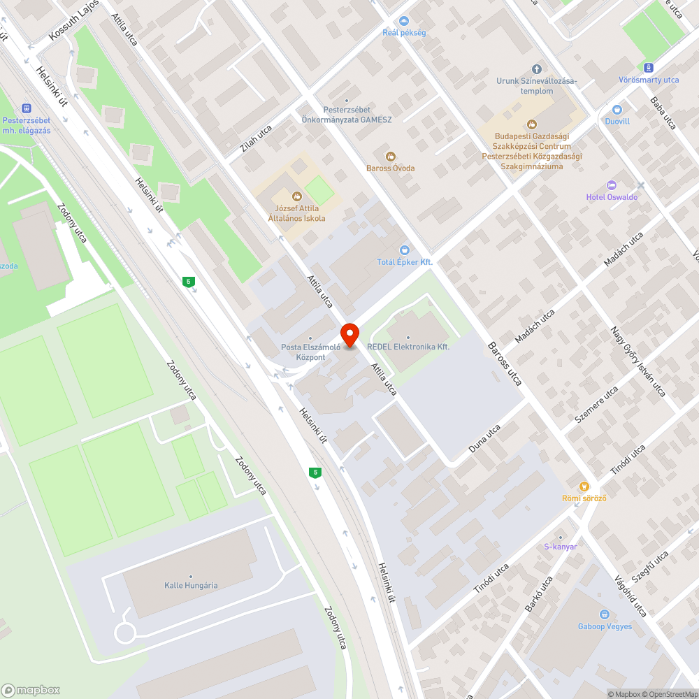 Megdőlt közkút bejelentés helye