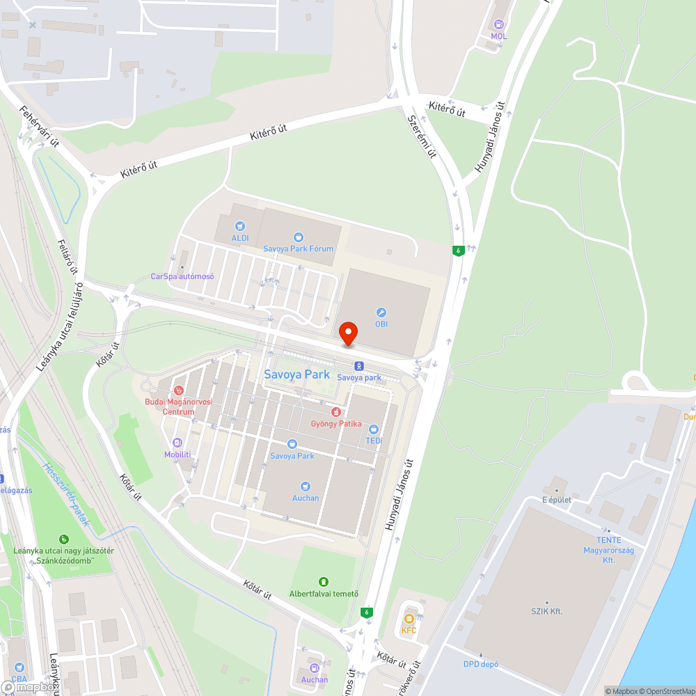 kiszáradt fa bejelentés helye