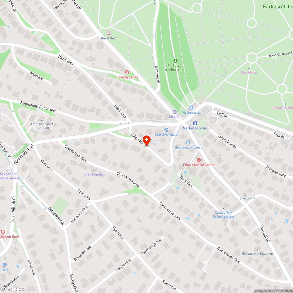 Nyitott Telekom akna bejelentés helye