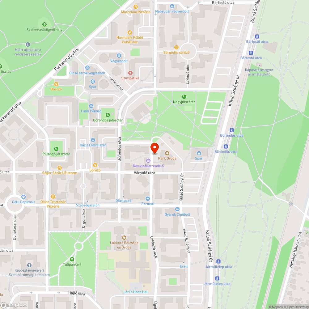 Tűzcsap folyik bejelentés helye