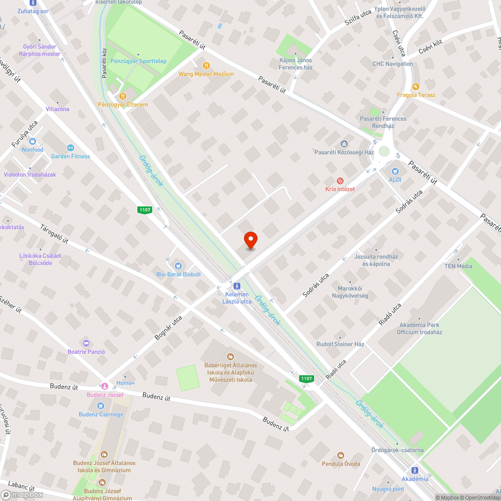 Szemetes buszmegálló bejelentés helye