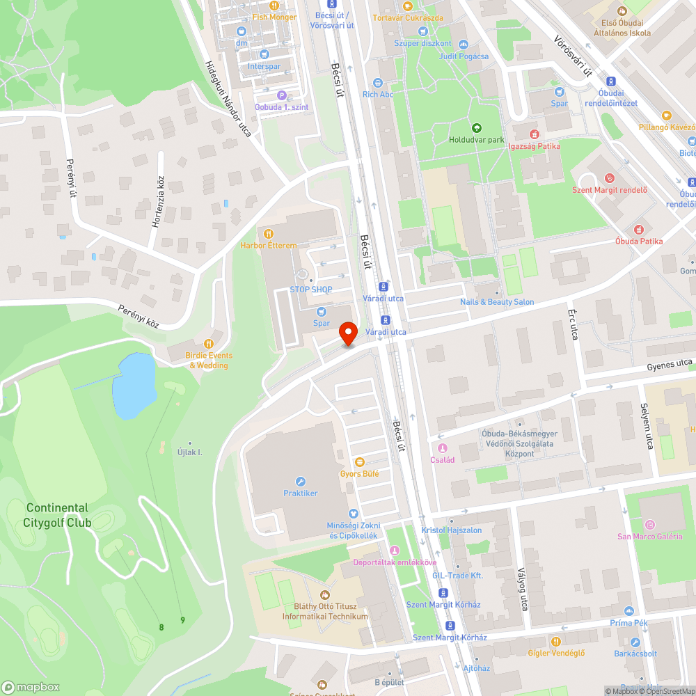 Kiégett lámpa bejelentés helye