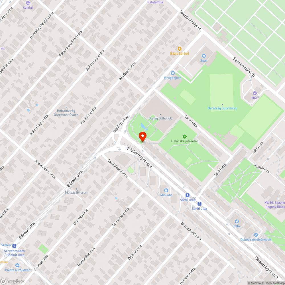 Üveg és szemét bejelentés helye