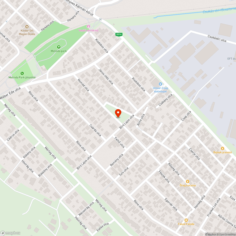 Nem működő közvilágítási lámpa bejelentés helye