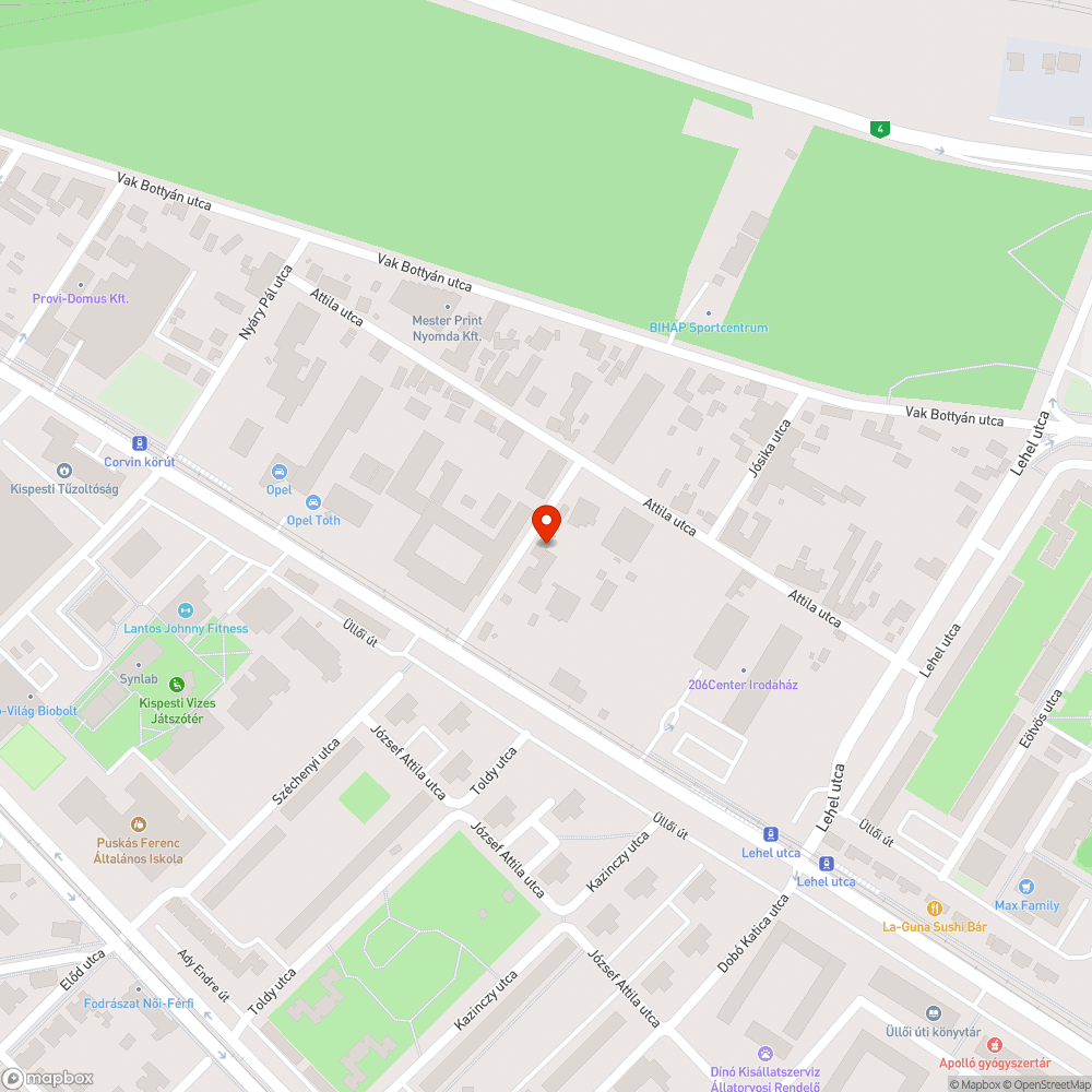 Szemét az utcán bejelentés helye