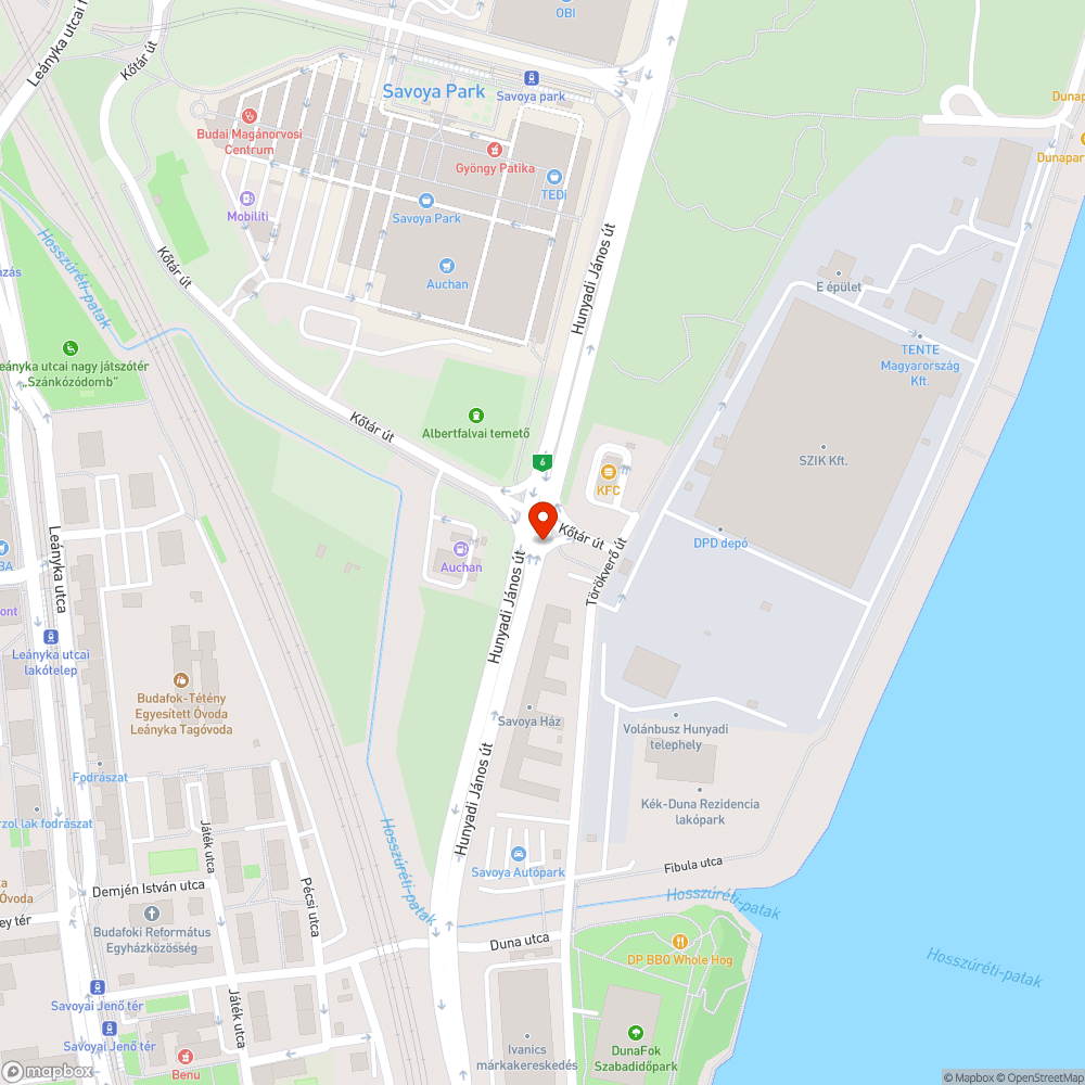 bokrok metszése - Hunyadi J / Kótár u kereszteződés bejelentés helye