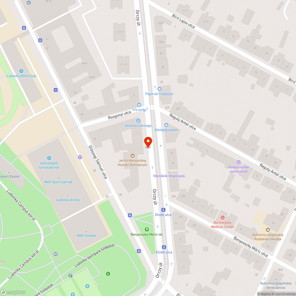 Törött Telekom aknafedő bejelentés helye